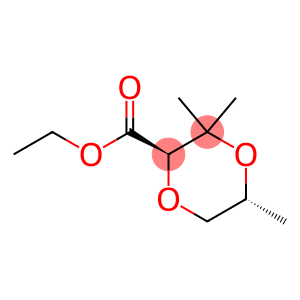 1,4-Dioxane-2-carboxylicacid,3,3,5-trimethyl-,ethylester,(2R,5R)-rel-(9CI)