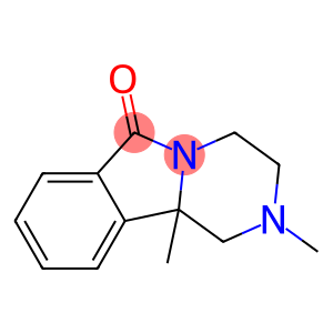 Pyrazino[2,1-a]isoindol-6(2H)-one, 1,3,4,10b-tetrahydro-2,10b-dimethyl- (9CI)