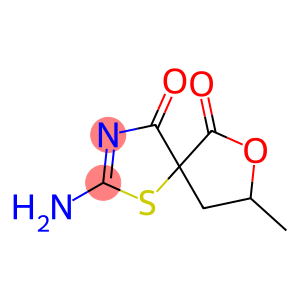 7-Oxa-1-thia-3-azaspiro[4.4]non-2-ene-4,6-dione,2-amino-8-methyl-(9CI)