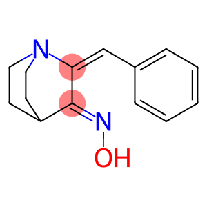 2-benzylidenequinuclidin-3-one oxime