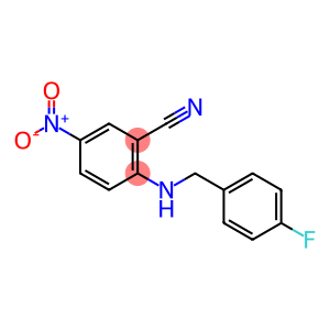 2-(4-Fluoro-benzylamino)-5-nitro-benzonitrile