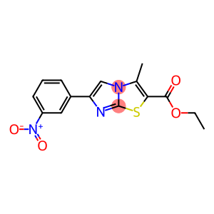 Imidazo[2,1-b]thiazole-2-carboxylic acid, 3-methyl-6-(3-nitrophenyl)-, ethyl ester