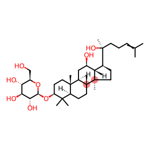 (3beta,12beta)-12,20-Dihydroxydammar-24-en-3-yl beta-D-glucopyranoside