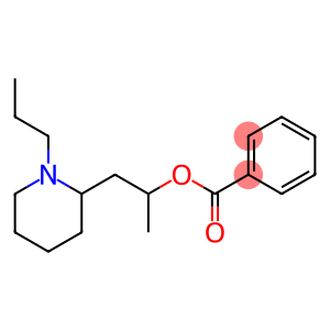 1-(1-propyl-2-piperidyl)propan-2-yl benzoate