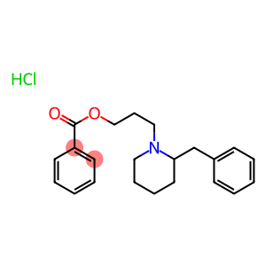 3-(2-benzyl-1-piperidyl)propyl benzoate hydrochloride