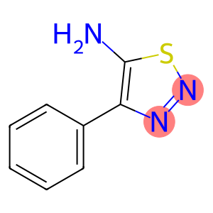4-Phenyl-1,2,3-thiadiazol-5-amine, (5-Amino-1,2,3-thiadiazol-4-yl)benzene