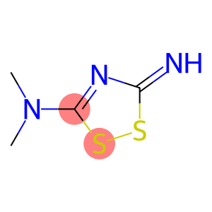 3H-1,2,4-Dithiazol-5-amine,3-imino-N,N-dimethyl-(9CI)