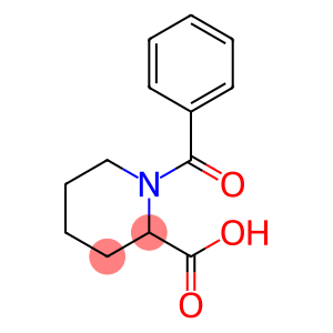1-(oxo-phenylmethyl)-2-piperidinecarboxylic acid