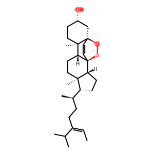 5α,8α-Epidioxy-24-ethylidene-5α-cholest-6-en-3β-ol
