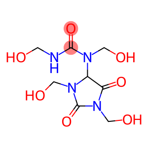 1-[1,3-bis(hydroxymethyl)-2,5-dioxoimidazolidin-4-yl]-1,3-bis(hydroxymethyl)urea