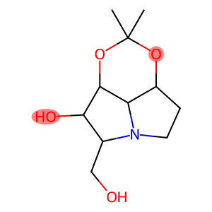 5H-1,3-Dioxino[4,5,6-gh]pyrrolizine-5-methanol,hexahydro-4-hydroxy-2,2-dimethyl-,[3aS-(3aalpha,4bta,5alpha,8aalpha,8balpha)]-(9CI)