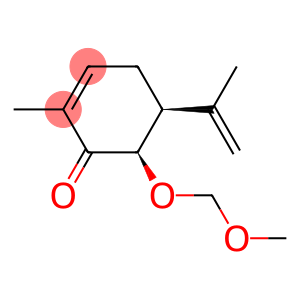 2-Cyclohexen-1-one,6-(methoxymethoxy)-2-methyl-5-(1-methylethenyl)-,(5S,6R)-(9CI)