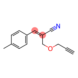 2-Propenenitrile,3-(4-methylphenyl)-2-[(2-propynyloxy)methyl]-,(2Z)-(9CI)
