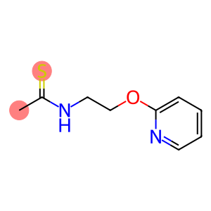 Ethanethioamide, N-[2-(2-pyridinyloxy)ethyl]- (9CI)
