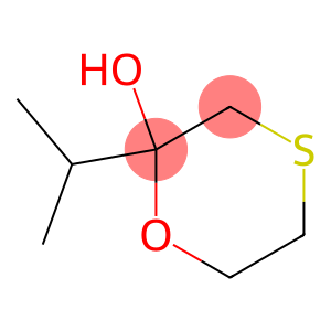 1,4-Oxathian-2-ol,2-(1-methylethyl)-(9CI)