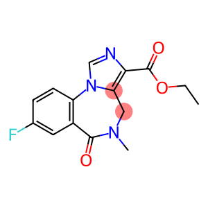 ethyl 8-fluoro-5-methyl-6-oxo-5,6-dihydro-4H-imidazo[1,5-a][1,4]benzodiazepine-3-carboxylate