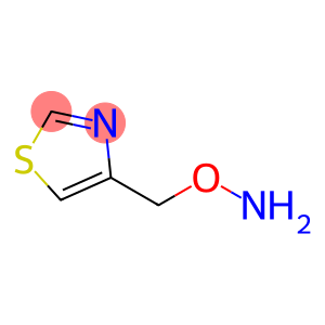Thiazole,  4-[(aminooxy)methyl]-  (9CI)