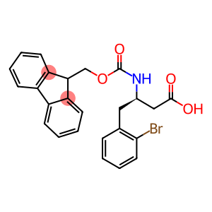 Benzenebutanoic  acid,  2-bromo-β-[[(9H-fluoren-9-ylmethoxy)carbonyl]amino]-,  (βR)-
