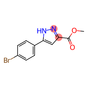 Methyl 3-(4-bromophenyl)-1H-pyrazole-5-carboxylate