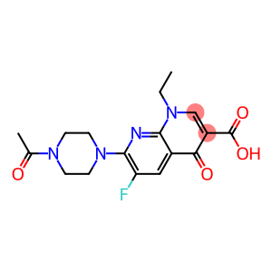 7-(4-ACETYL-PIPERAZIN-1-YL)-1-ETHYL-6-FLUORO-4-OXO-1,4-DIHYDRO-[1,8]NAPHTHYRIDINE-3-CARBOXYLIC ACID