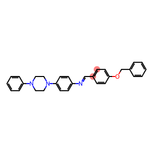 1-(4-phenylmethoxyphenyl)-N-[4-(4-phenylpiperazin-1-yl)phenyl]methanim ine