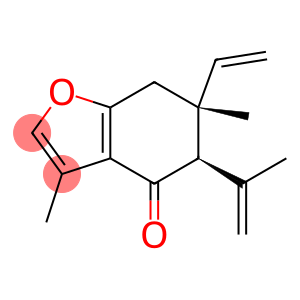 4(5H)-Benzofuranone, 6-ethenyl-6,7-dihydro-3,6-dimethyl-5-(1-methyleth enyl)-, (5R,6R)-rel-