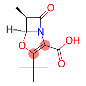 4-Oxa-1-azabicyclo[3.2.0]hept-2-ene-2-carboxylicacid,3-(1,1-dimethylethyl)-6-methyl-7-oxo-,trans-(9CI)