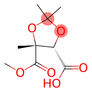 1,3-Dioxolane-4,5-dicarboxylicacid,2,2,4-trimethyl-,4-methylester,(4R,5S)-rel-(9CI)