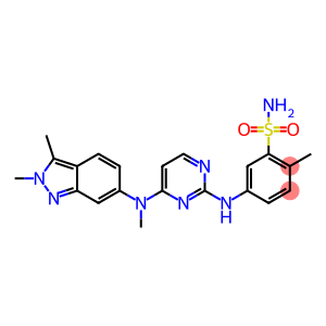 5-{4-[(2,3-Dimethyl-2H-indazol-6-yl)-methyl-amino]-pyrimidin-2-ylamino}-2-methyl-benzenesulfonamide