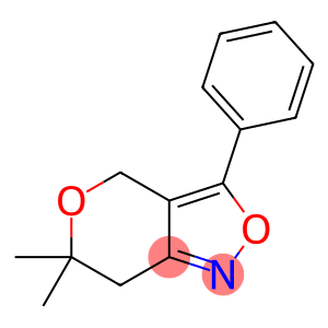 4H-Pyrano[4,3-c]isoxazole, 6,7-dihydro-6,6-dimethyl-3-phenyl-