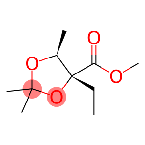 1,3-Dioxolane-4-carboxylicacid,4-ethyl-2,2,5-trimethyl-,methylester,(4R,5S)-(9CI)