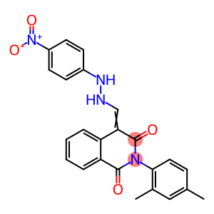 2-(2,4-dimethylphenyl)-4-{[2-(4-nitrophenyl)hydrazin-1-yl]methylidene}-1,2,3,4-tetrahydroisoquinoline-1,3-dione