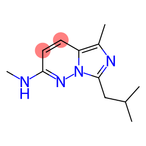 Imidazo[1,5-b]pyridazin-2-amine, N,5-dimethyl-7-(2-methylpropyl)-