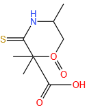 3-Thiomorpholinecarboxylicacid,2,2,5-trimethyl-,1-oxide(9CI)