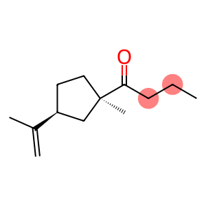 1-Butanone,1-[(1R,3S)-1-methyl-3-(1-methylethenyl)cyclopentyl]-(9CI)
