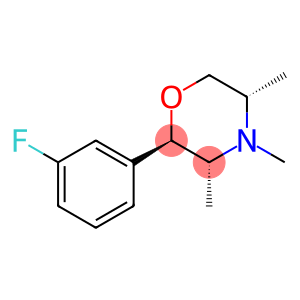 Morpholine, 2-(3-fluorophenyl)-3,4,5-trimethyl-, [2R-(2alpha,3ba,5ba)]- (9CI)
