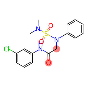 N-(3-chlorophenyl)-2-{[(dimethylamino)sulfonyl]anilino}acetamide