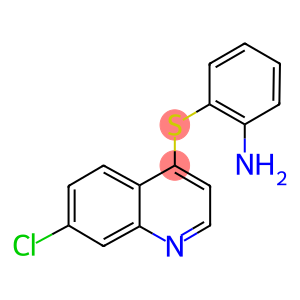 2-[(7-chloro-4-quinolinyl)sulfanyl]phenylamine