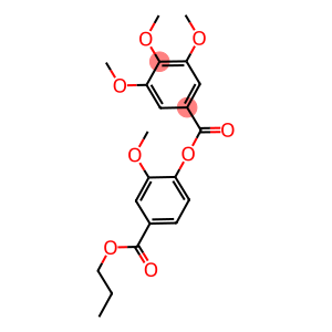 2-methoxy-4-(propoxycarbonyl)phenyl 3,4,5-trimethoxybenzoate