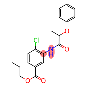 propyl 4-chloro-3-[(2-phenoxypropanoyl)amino]benzoate