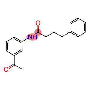 N-(3-acetylphenyl)-4-phenylbutanamide