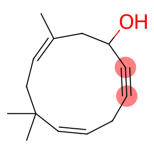 5,9-Cycloundecadien-2-yn-1-ol,7,7,10-trimethyl-,(5Z,9E)-(9CI)