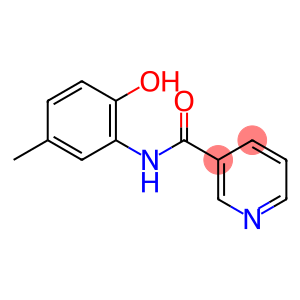 3-Pyridinecarboxamide,N-(2-hydroxy-5-methylphenyl)-(9CI)