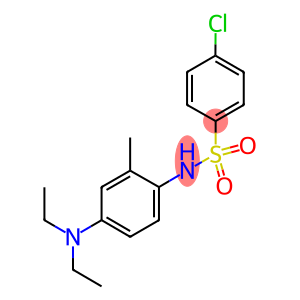4-chloro-N-[4-(diethylamino)-2-methylphenyl]benzenesulfonamide