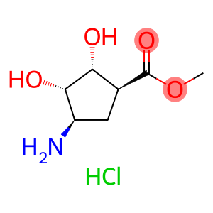 methyl(1S,2R,3S,4R)-4-amino-2,3-dihydroxycyclopentane-1-carboxylatehydrochloride