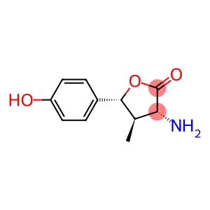 2(3H)-Furanone,3-aminodihydro-5-(4-hydroxyphenyl)-4-methyl-,(3alpha,4bta,5alpha)-(9CI)
