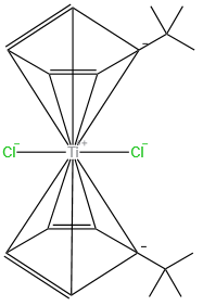 bis(2-tert-butylcyclopenta-1,3-dien-1-yl)titanium(2+) dichloride