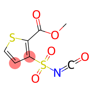 2-methoxy carbonyl thiophen-3-sulfonyl isocyanate