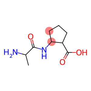 Cyclopentanecarboxylic acid, 2-[(2-amino-1-oxopropyl)amino]- (9CI)