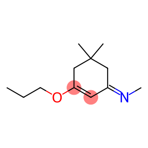 Methanamine, N-(5,5-dimethyl-3-propoxy-2-cyclohexen-1-ylidene)-, [N(Z)]- (9CI)